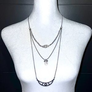 Lucky Brand customizable tiered necklace